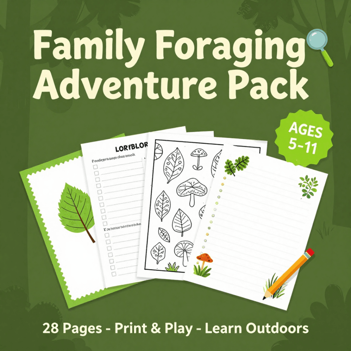 Family Foraging Adventure Pack